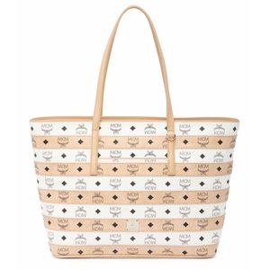 Spot Viseto Medium Tote Bag (Beige)